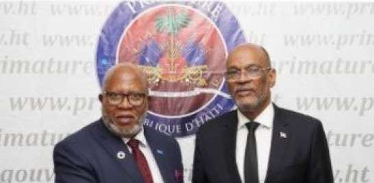 Primer ministro haitiano se reúne con presidente de la ONU para discutir desvío río Masacre