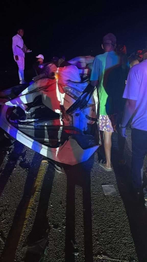 Cuatro personas mueren en accidente de tránsito en la Autovía del Coral